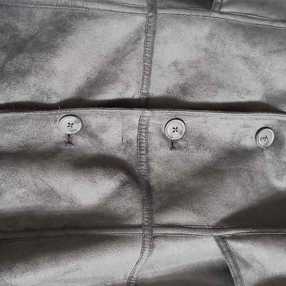 Denim & Company Suede Coat - Picture 4 of 6